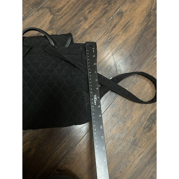 Vera Bradley Backpack Quilted Classic Black Rucksack Medium Handbag - Picture 4 of 7